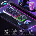Cloud Wrist Rest for Computer Keyboard Arm Wrist Rest with Non-Slip Base Extended Wrist Rest Ergonomic Memory Foam for Keyboard and Mouse Typing