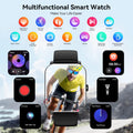 Smart Watch, 1.85" Smartwatch for Men Women (Answer/Make Call), Heart Rate, Sleep Monitor, Pedometer, 120+ Sport Modes Activity Tracker, IP68