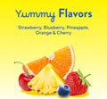 L'Il Critters Gummy Vites Daily Kids Multivitamins Assorted Fruit Flavors for Ages 2+ Toddlers & Kids, Gummy Vitamin with Vitamin C and D, 95-190