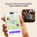 Tile by Life360 Mate (2024) Bluetooth Tracker, Keys Finder and Item Locator for Keys, Bags and More. Phone Finder. Both Ios and Android