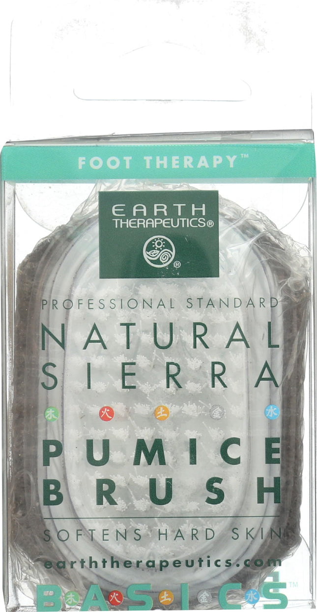Earth Therapeutics Pumice Stone with Brush, 1 EA