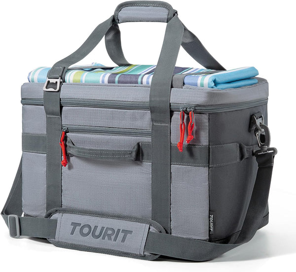 TOURIT Cooler Bag 48/60 Cans Insulated Soft Cooler Large Collapsible Cooler Bag 32/40L Lunch Coolers for Picnic, Beach, Work, Trip