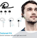 HEIBAS Bluetooth Headset, Wireless Bluetooth Earpiece with 500mAh Charging Case 72 Hours Talking Time Built-in Microphone for iOS Android Cell