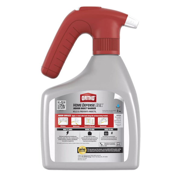 Ortho Home Defense Max Indoor Insect Barrier, 1.5 L Quickhand Sprayer