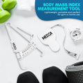 Body Fat Caliper and Measuring Tape for Body - Skinfold Calipers and Body Fat Tape Measure Tool for Accurately Measuring BMI Skin Fold Fitness and