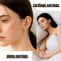 5 Pairs Tiny Huggie Hoop Earrings for Women, Lightweight Mini CZ/Cubic Zirconia Hoops Set for Women's Cartilage Helix Lobe Ear Piercings Small
