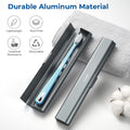 Aluminum Toothbrush Travel Case, Portable Travel Toothbrush Holder, Durable Manual Toothbrush Box Container for Traveling, Bathroom, Camping,