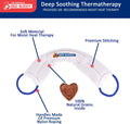 Carex Bed Buddy Heat Pad And Cooling Neck Wrap - Microwave Heating Pad For Sore Muscles - Cold Wrap Pack For Aches and Pain White Neck Unscented