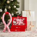 Hello Kitty X Kitsch XL Satin Heatless Curling Set- Heatless Hair Curler to Sleep in for Frizz-Free & Soft Curls, Comes with Bow Shape Design Hair