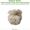 Regency Wraps 100% Cotton Ultra Fine Cheese Cloth, 4 pcs, 36sq.ft Total 9 sq ft (Pack of 4)