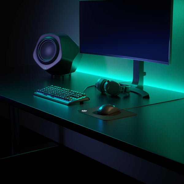 SteelSeries QcK Gaming Mouse Pad - Small Cloth - Optimized For Gaming Sensors Black Small Classic