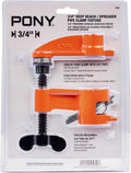 Pony 56 2-1/2" Deep Reach Clamp & Spreader Fixture for 3/4" Pipe | Deep Reach Design with Reversible Head for Clamping & Spreading, Coil Spring