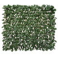 Expandable Fence Privacy Screen for Balcony Patio Outdoor,Decorative Faux Ivy Fencing Panel,Artificial Hedges (Single Sided Leaves)…… 1 Dark Green