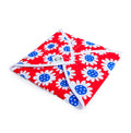 Healthandyoga™ Roti, Tortilla & Breads Covering Cloth - Square Shape Cotton Cloth - Cotton Wrapping Cover