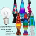 Lava Lamp Bulbs 25 Watt S11 E17 Base The Original Replacement Light Bulbs for 14.5" Lava Lamps and Glitter Lamps,120 Volt Motion Lava Lamp Light