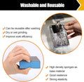 BOSHCRFAT 10 Pack Sanding Block, Washable and Reusable Sanding Sponge for Wood Drywall Metal Glasses Coarse/Medium/Fine/Superfine in