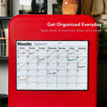 Fridge Calendar Magnetic Dry Erase Whiteboard Calendar For Refrigerator Planners 16.9 Inches X 11.8 Inches 16.9"W x 11.8"H