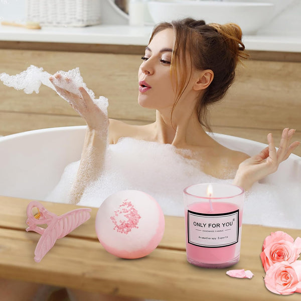 Birthday Gift for Mom ,Women - Get Well Soon Self Care Spa Gift Basket, Relaxing Presents for Wife Sister Daughter Grandma, Mothers Day