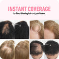 BOLDIFY Hair Fibers - Fill In Thinning and Fine Hair for an Instantly Fuller, Thicker Look - 14 Shades for Women & Men (Black, 12g) 12g Black