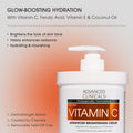 Advanced Clinicals Vitamin C Cream Visibly Brightening Body Lotion | Vitamin C Moisturizer Skin Care Body Cream For Women & Men Helps Visibly