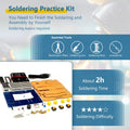 EI Electronic Pixel Games Electronic DIY Kits for Teenagers Soldering Kits Adults Suitable for School Students Learning Education and Teaching