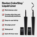 Revlon ColorStay Liquid Eyeliner, 251 Blackest Black, 0.08 Fl Oz Blackest Black 0.08 Fl Oz (Pack of 1)