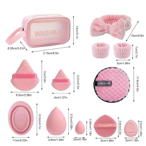 Makeup Brush Set, 42Pcs Makeup Tool Set Premium Synthetic Foundation Powder Concealers Eye Shadows Blush Makeup Brushes Kit with Makeup Sponge,