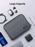 UGREEN Electronic Organizer Travel Cable Organizer Storage Bag for Data Cables, USB C Charger, SD Card, Hard Drive, Charging Cord, Mouse, Power