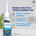 Nix Lice Removal Kit - Lice Treatment Hair Solution and Comb, Home Defense Bedbug and Lice Killing Spray (Pack of 2) (Packaging May Vary)