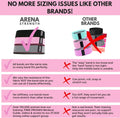 Arena Strength Fabric Booty Bands - Fabric Exercise Bands for Legs and Butt | Fabric Resistance Bands | Hip Resistance Bands with Workout Guide