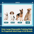 Super Absorbent Puppy Pads 28"X34" 50 Count, Quick Drying Dog Training Pee Pads, Disposable Underpads for Baby and Adults