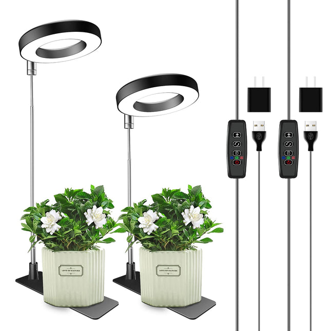 Grow Lights for Indoor Plants, 48 Leds Full Spectrum Plant Light for Indoor Plants, Height Adjustable Growing Lamp with 