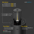 Waterless Essential Oil Diffuser for Home Aromatherapy Scent Diffusers with 3 Countdown Timer Settings or Timer-Off, 3 Mist Levels for Car Room