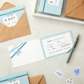 Juvale Blank Gift Cards - 36-Pack 4 x 6 in Blue 250 GSM & Envelopes - Customizable Gift Certificates for Business, Salon & Spa - Paper