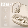 Back Bay Audio - Runner's Wireless Earbuds Bluetooth Headphones for Sports, Hook Over the Ear Buds, Deep Bass, Wrap Around Earphones with Earhooks