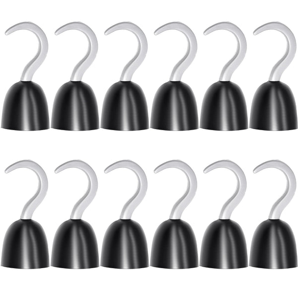 12 Pieces Pirate Hooks Captain Hook Plastic Hand Hook for Halloween Decoration Pirate Theme Party Costume Accessory Cosplay Party Supplies