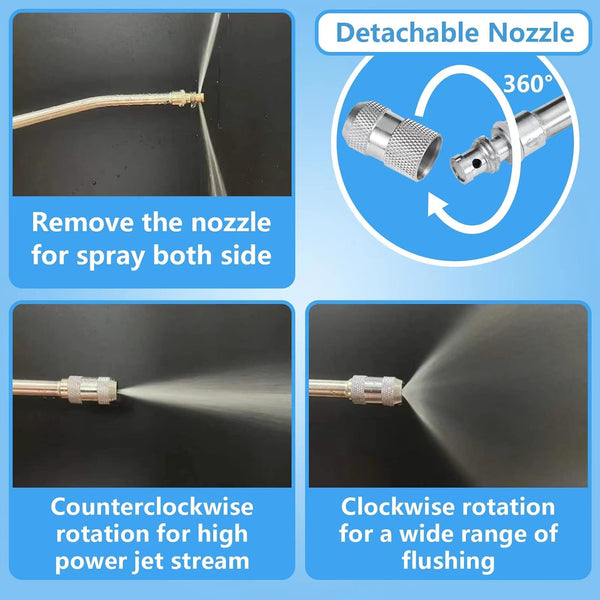 VANPET Radiator Cleaning Wands, Water & Air Cleaning Wands for High Efficiency Cooling Systems and Radiators