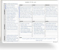 Weekly to Do List Notepad, 60 Page Task Planning Pad W/Daily Checklist, Priority Todo Checkbox & Notes. Desk Notebook to Organize Office 11 X 8.5