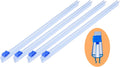 Plastic Wrap Cutter Slide Cutter - Reusable Snap-On Sliding Cutter Fit 12 Inch Plastic Wrap Foil Wax Paper Parchment Paper Barbecue Paper Baking