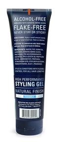 Dep Hair Gel for Men – Strong Hold Styling Gel, Alcohol-Free, Flake-Free, Flexible Control with Keratin Amino Acids, Humidity Resistant Hair