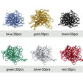 180pcs Universal RC Body Clips Car Clips Steel R Clips Stainless Steel for All 1/8 1/10 1/12 Scale Traxxas Redcat HPI Himoto HSP Exceed RC Car