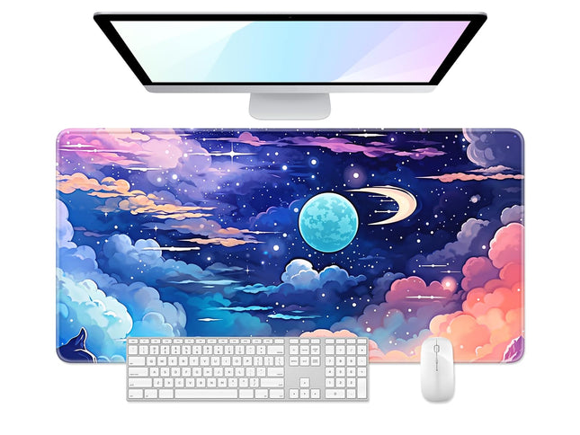 Desk Pad, 32" X 16" XXXL Extended Large Gaming Mouse Pad, Desktop Decor Desk Mat
