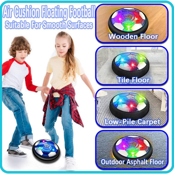 JRD&BS WINL Hover Soccer Ball Toys for Boys Girls Rechargeable Floating Soccer Ball with Led Lights Indoor Air Football Game Birthday Gifts for