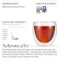 The Republic of Tea - Vanilla Almond Black Tea Tin, 50 Tea Bags, Naturally Caffeinated 50 Count (Pack of 1)