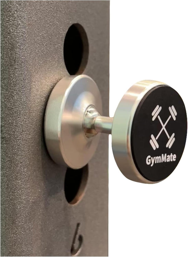Dual Magnetic Phone Mount & Holder. Attaches Magnetically to Metal Surface. Shoot Hands-Free Videos While Working Out. Strong Joints and Magnets.