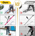 Universal Snow Shovel Handle, Back Saver Handle Attachment for Snow Shovel, Ergonomic Elasticity Handle Extension Universal Fit for Shovels Rakes,