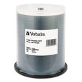 Verbatim CD-R 700MB 52X White Inkjet Hub Printable Recordable Media Disc - 100pk Spindle White Hub Printable