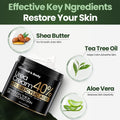 Urea Cream 40 Percent for Feet - Foot Cream for Dry Cracked Heels, 2% Salicylic Acid for Callus Remover, Maximum Strength Repair Skin, Soft &