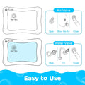 Yeeeasy Tummy Time Water Mat丨Inflatable Tummy Time Water Play Mat for Babies, Infants and Toddlers 3 to 24 Months Promote Development Toys Baby