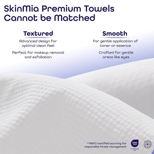 Disposable Face Towels XL Ã¢ÂÂ Ultra Soft, Odor-Free Dry Towelettes for Skincare & Makeup Removal, Plant-Based, Safe for Acne-Prone & Sensitive